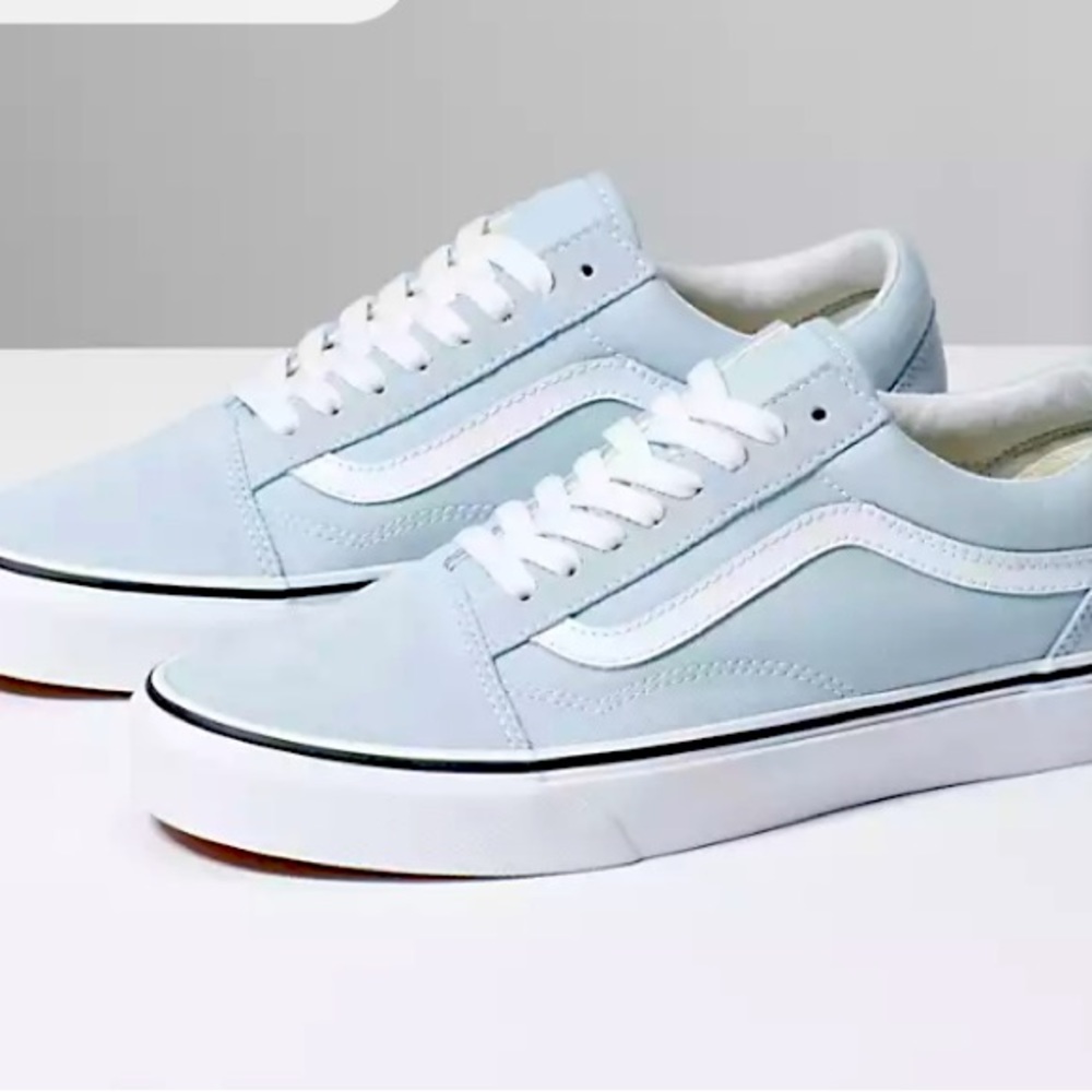 Old Skool VANS Shoes 
Color: Ballad Blue/True White
Size: US WOMENS 7.0, 23.5cm